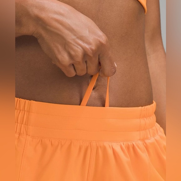 Lululemon Hotty Hot High-Rise Lined Short 2.5" Lit Orange - Picture 3 of 9